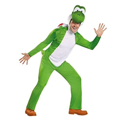 Disguise mens Yoshi Deluxe Adult Sized Costumes, Green, XX-Large US - Law of Apparel
