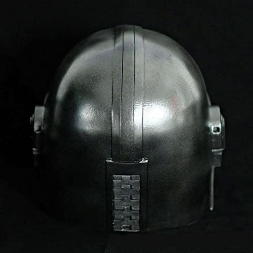 Carfar Steel Mandalorian Helmet Medieval Helmet for Halloween Costume Theater Role-Play Armor Helmet