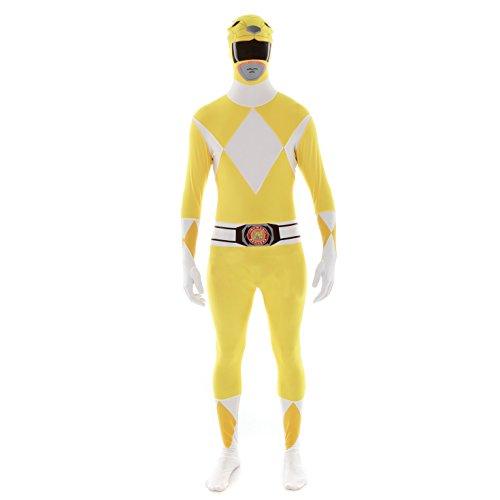 Morphsuits Men's Power Rangers, Yellow, Medium - Law of Apparel