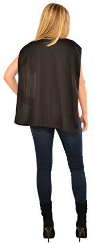 Rubie's womens Dc Comics Robin T-shirt With Cape and Eye Mask Adult Sized Costumes, As Shown, Small US