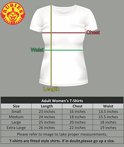 Rubie's womens Dc Comics Robin T-shirt With Cape and Eye Mask Adult Sized Costumes, As Shown, Small US
