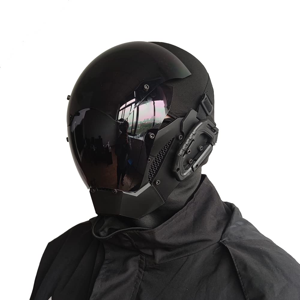 KYEDAY Punk Mask Cosplay for Men, Cosplay Halloween Mask Fit Party Music Festival Accessories - Law of Apparel