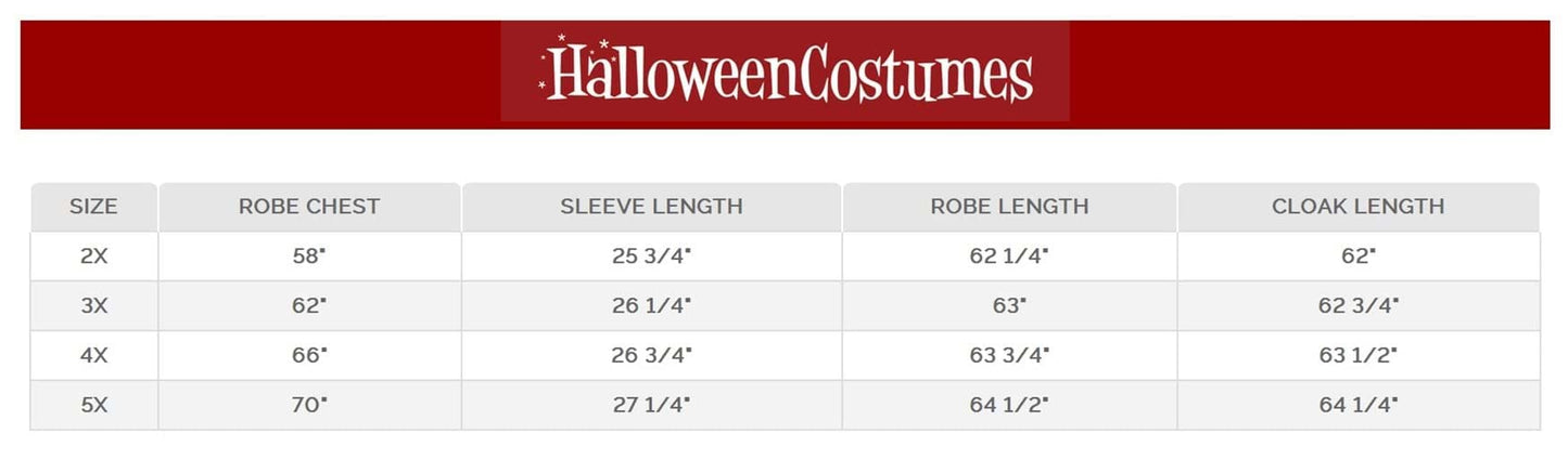 Fun Costumes Plus Size Lord of the Rings Gandalf, for Men, LOTR Dress-Up Robe for Wizard Cosplay, Fantasy & Halloween 2X
