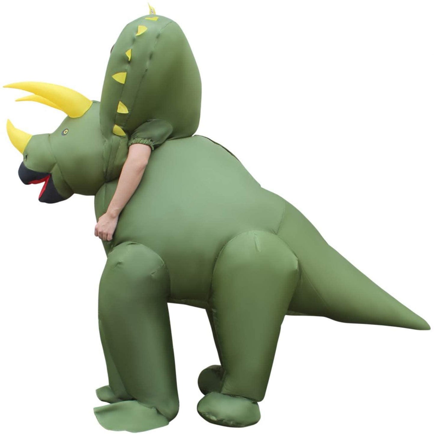 Morph Inflatable Triceratops Costume Adult, Inflatable Dinosaur Costume Triceratops, Triceratops Inflatable Costume Adult - Law of Apparel