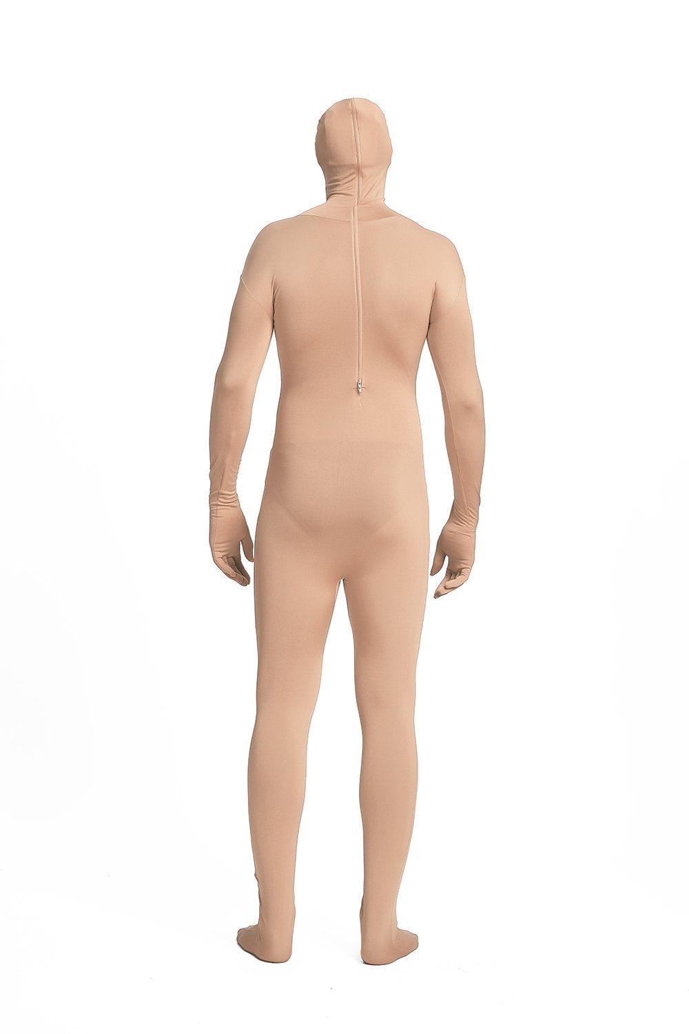 Full Bodysuit Unisex Spandex Adult Costume Zentai Body Suit (Large, Nude) - Law of Apparel