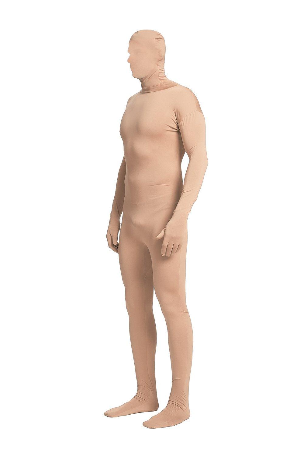 Full Bodysuit Unisex Spandex Adult Costume Zentai Body Suit (Large, Nude) - Law of Apparel