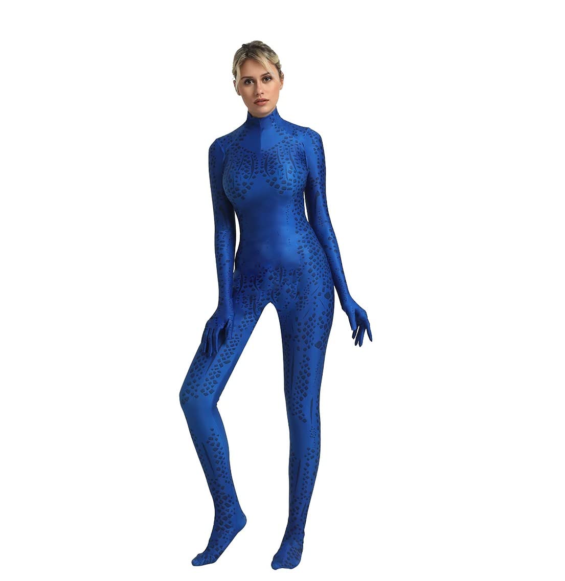 Cosplay Life Superhero Mystique Bodysuit Suit - Comic Halloween Zentai Jumpsuit Outfit For Unisex Adult (L)