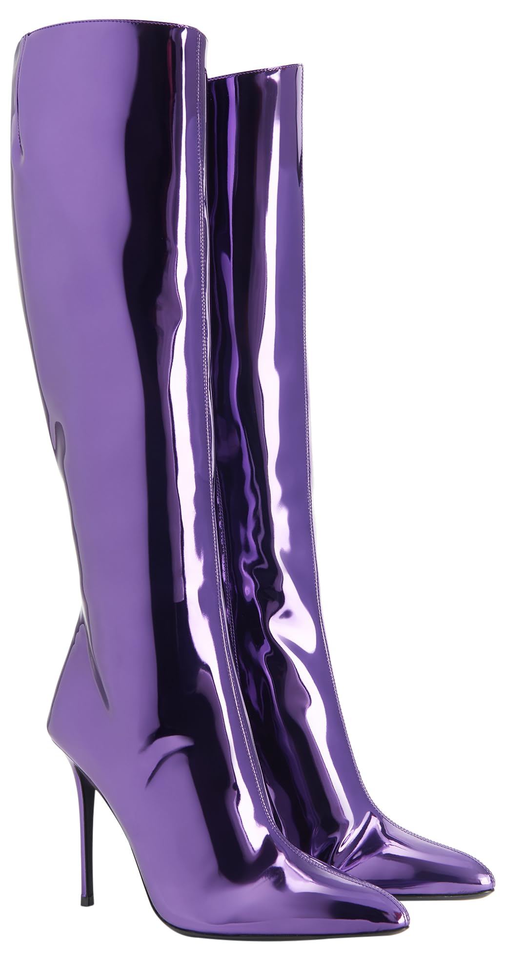 Giuseppe Zanotti, Brytta High Fabric Boots, 5, Silver