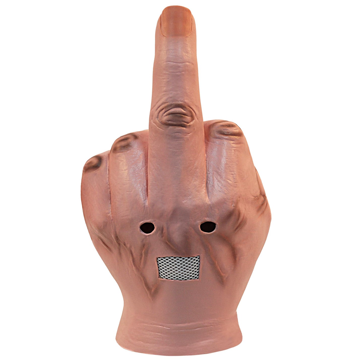 MOKRY PARTY Middle Finger Funny Head Mask Costume Party Prop Adult Latex Middle Finger Mask - Law of Apparel