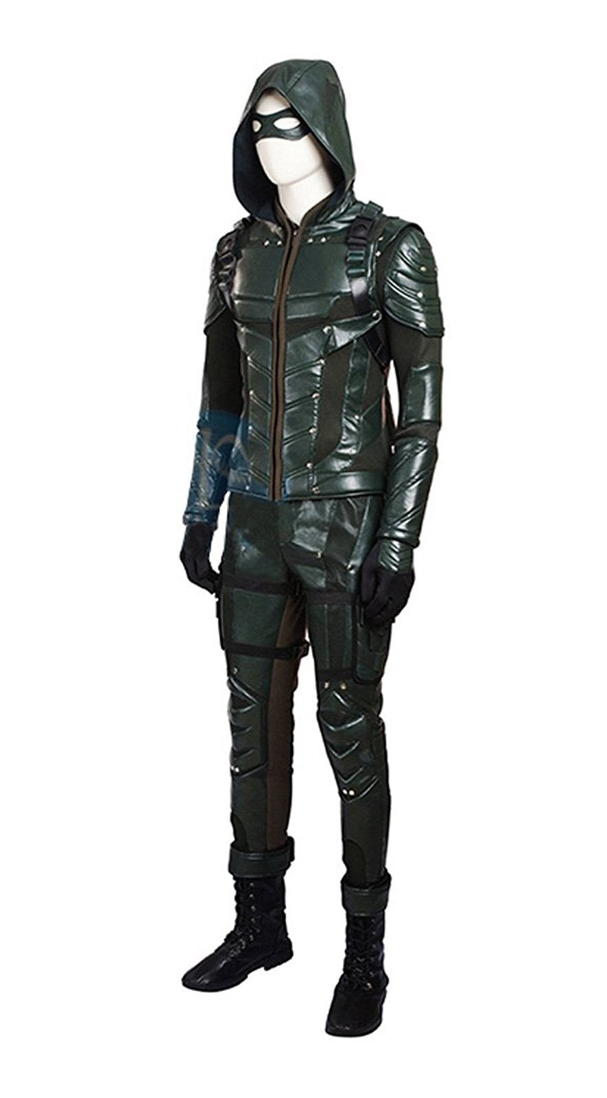 Very Last Shop Hot TV Series Men's Archer Green Costume with Accessories Men's Halloween Costume (US Men-L, Green)