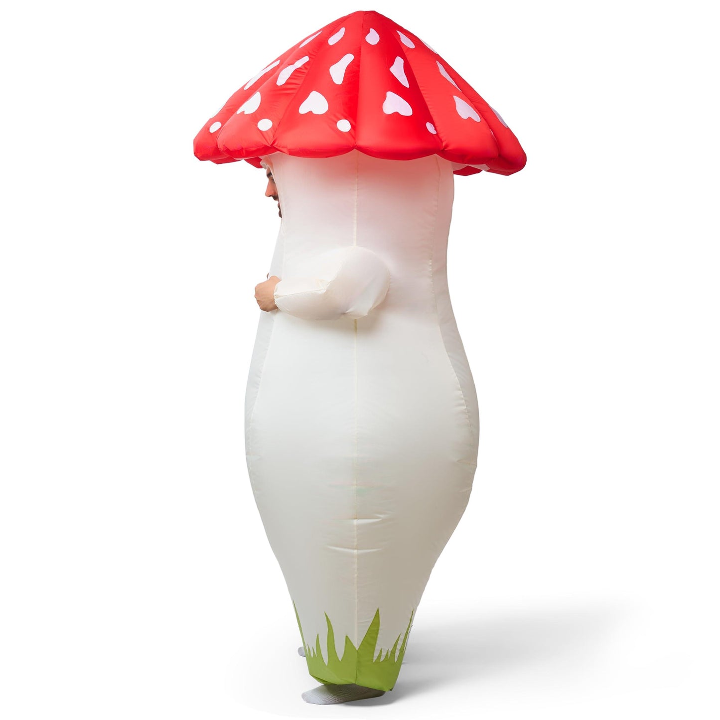 Spooktacular Creations Adult Inflatable Costume Full Body Mushroom Air Blow-up Deluxe Halloween Costume - Law of Apparel