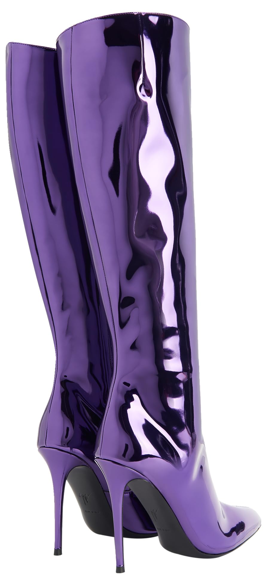Giuseppe Zanotti, Brytta High Fabric Boots, 5, Silver