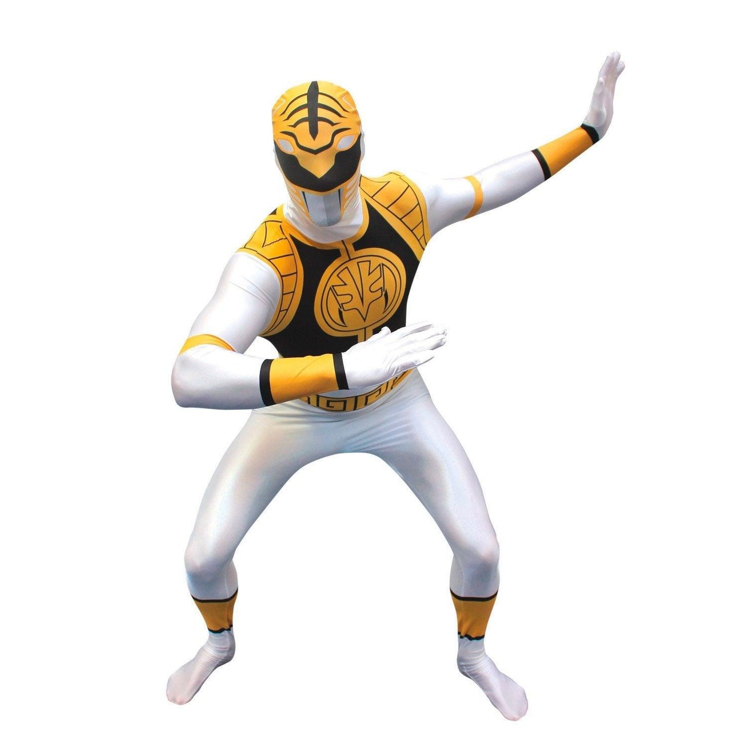 Morphsuits Men's Power Rangers, White, Large - Law of Apparel