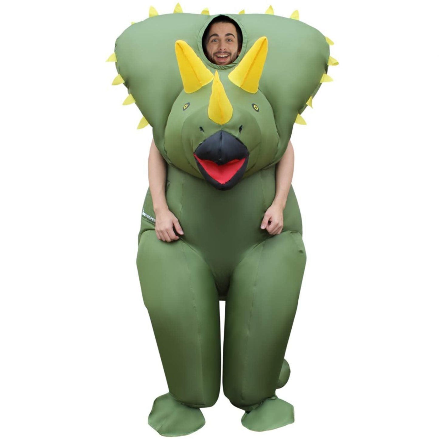 Morph Inflatable Triceratops Costume Adult, Inflatable Dinosaur Costume Triceratops, Triceratops Inflatable Costume Adult - Law of Apparel