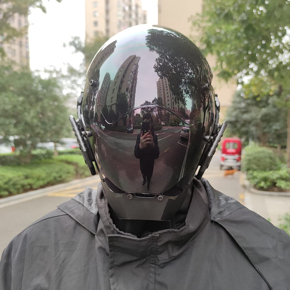 KYEDAY Punk Mask Cosplay for Men, Cosplay Halloween Mask Fit Party Music Festival Accessories - Law of Apparel