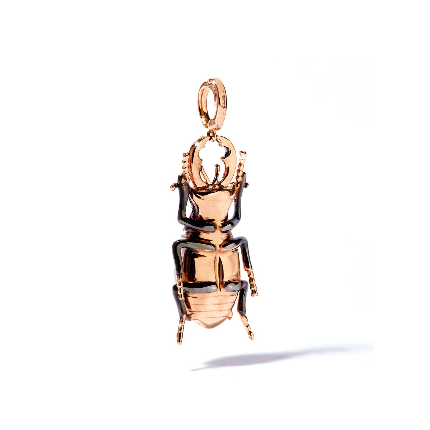 Mythology Beetle Blue Topaz Charm