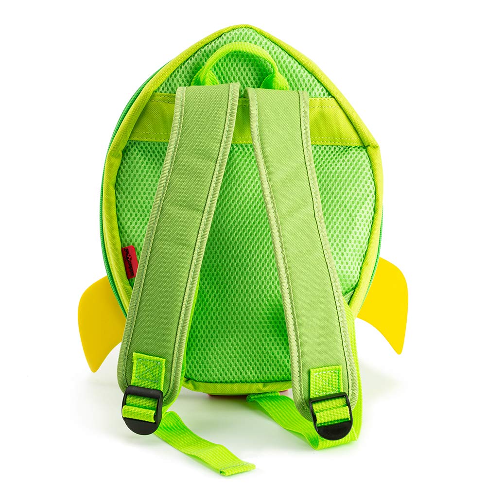 KIDDIETOTES Rocket Backpack for Toddlers, and Children - Perfect for Daycare, Preschool, Kindergarten, and Elementary School