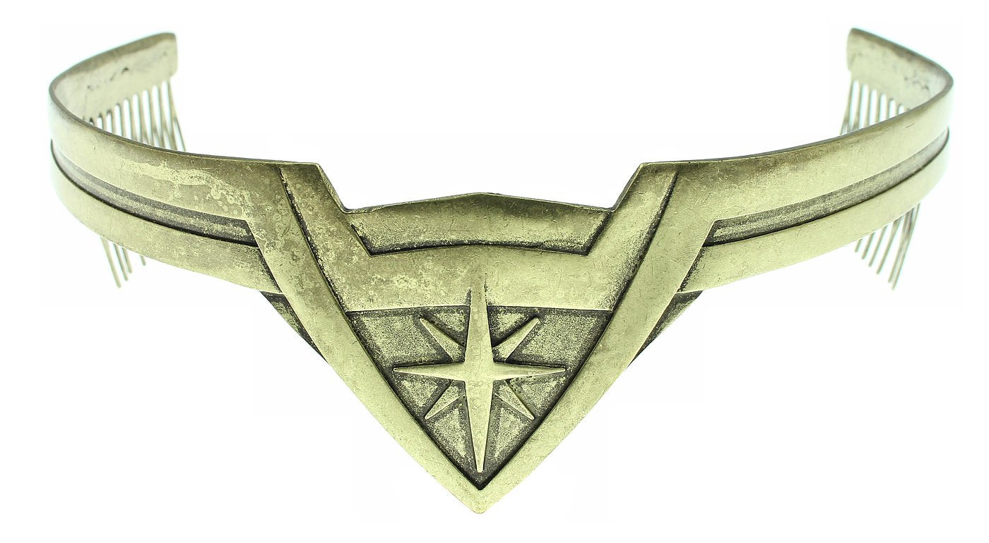 DC Comics Wonder Woman Movie Tiara, Gold, One Size Fits Most