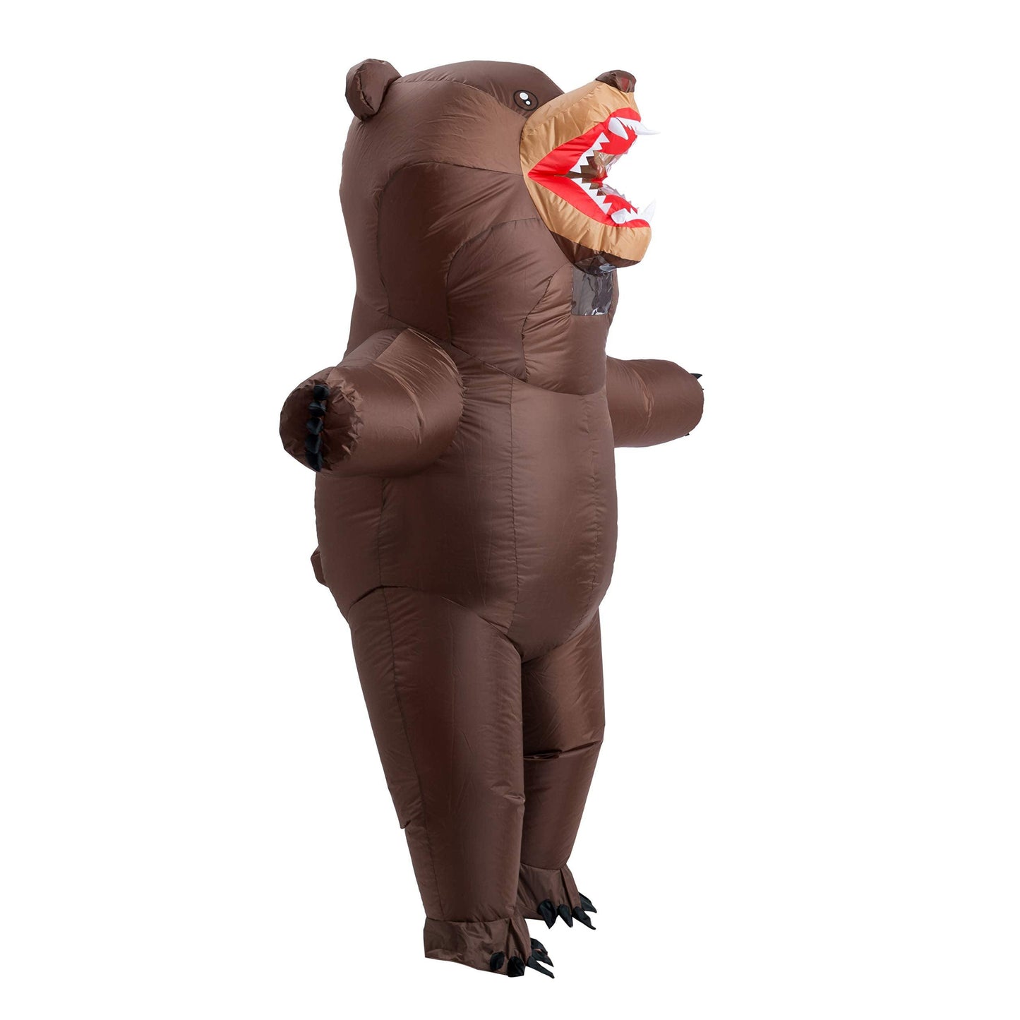 Spooktacular Creations Inflatable Costume, Full Body Bear Air Blow-up Deluxe Halloween Costume, Brown Inflatable Suit for Halloween Animal Themed Parties - One Size - Law of Apparel