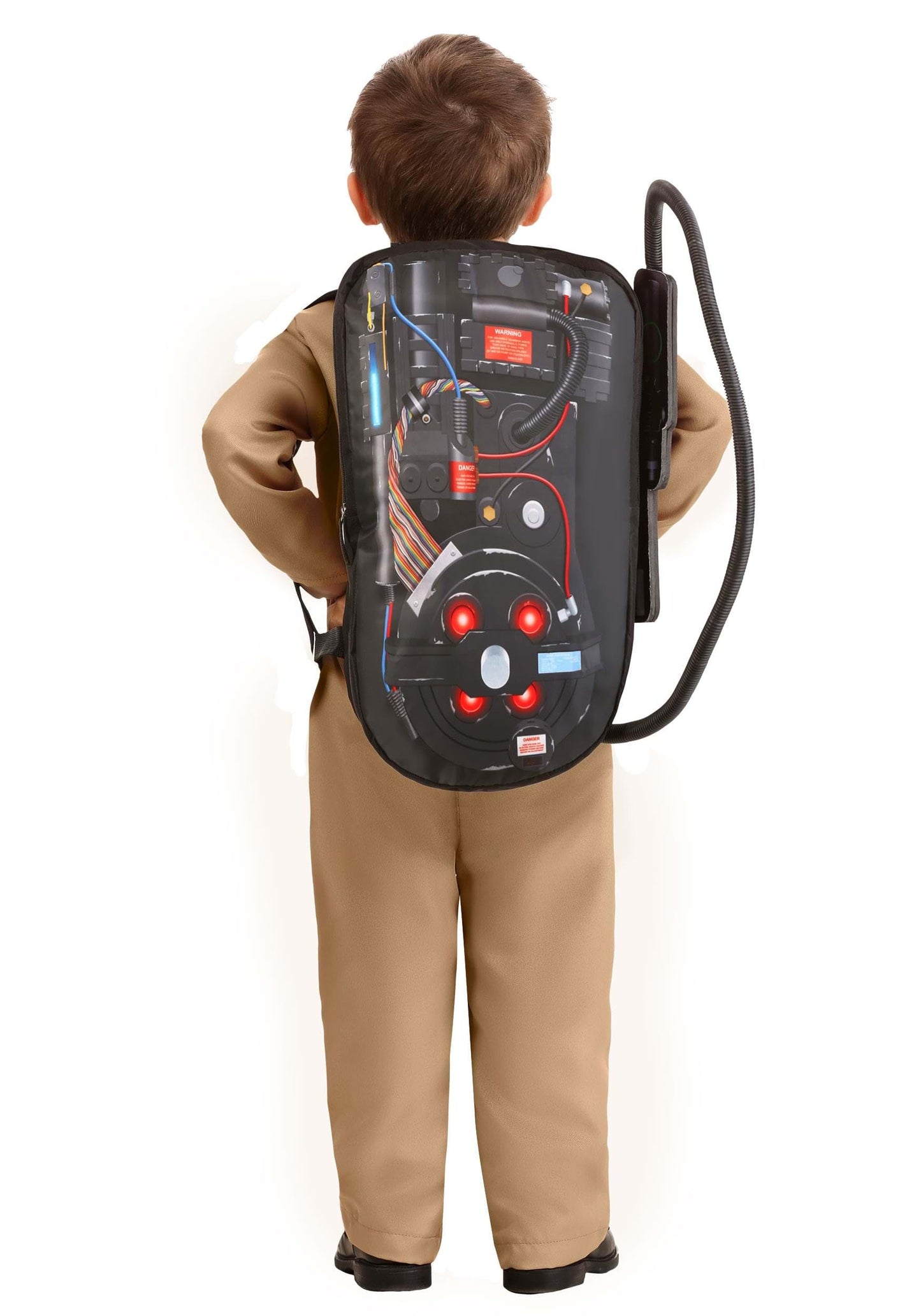 Fun Costumes Ghostbusters Costume with Proton Pack Accessory for Toddlers, Ghostbusters Jumpsuit, Ghost Hunter for Halloween 4T