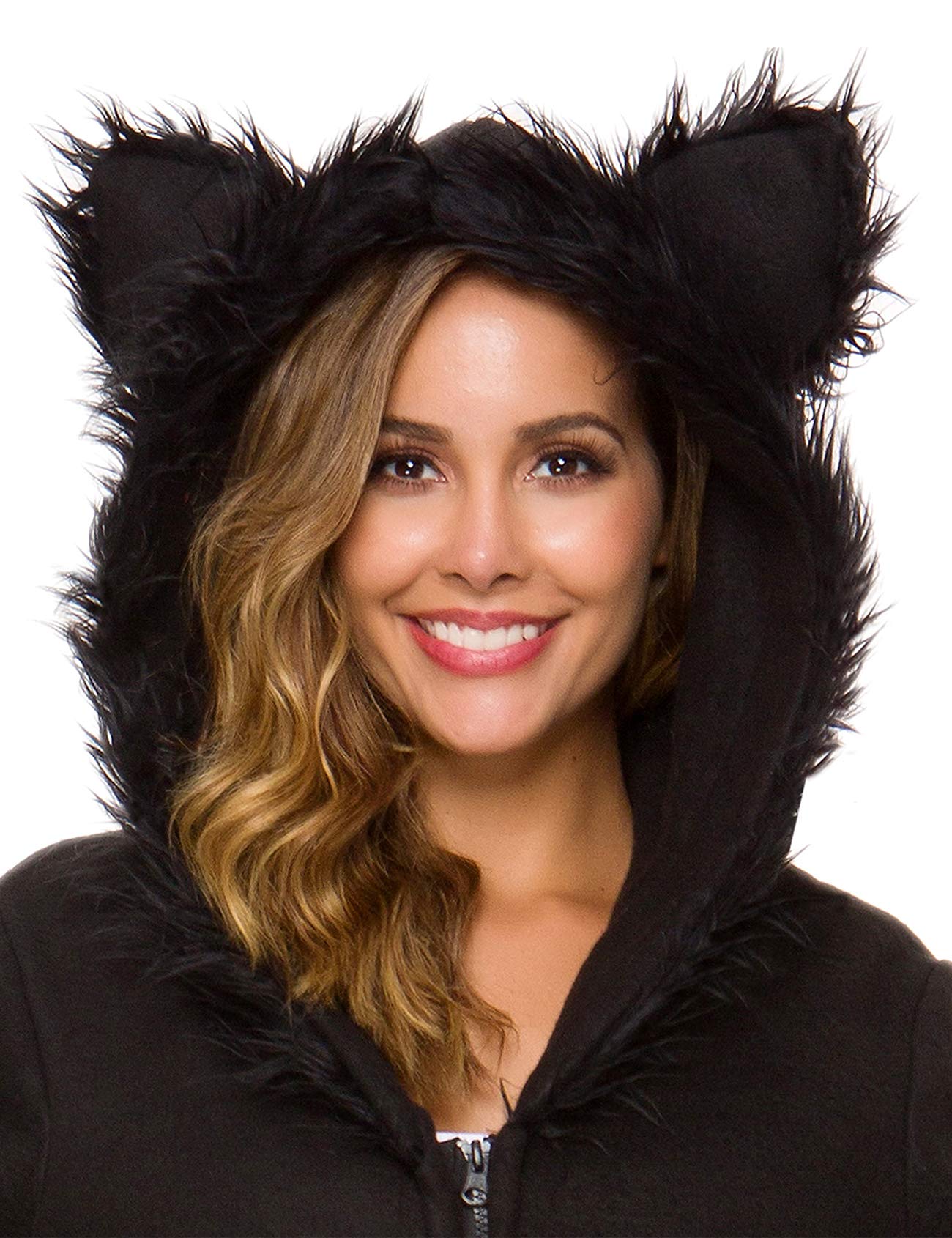 Halfjuly Halloween Costume For Women Bat Cozy Black Animal Adult Cosplay Vampire Zipper Dress M