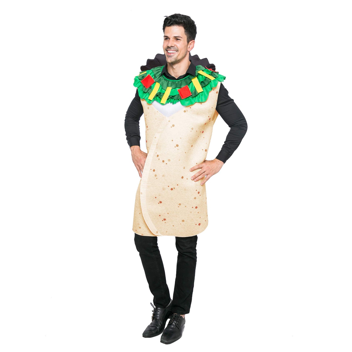 Spooktacular Creations Men Burrito Costume Adult Deluxe Set for Halloween Dress Up Party (XX-Large)