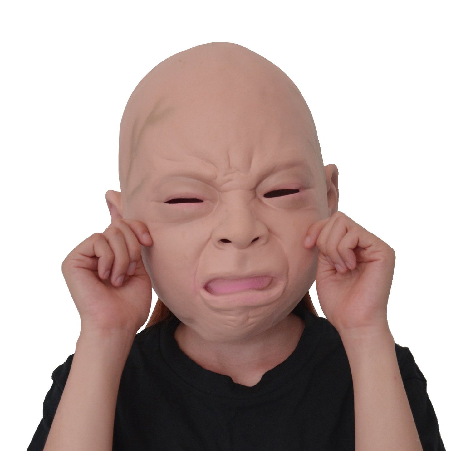 LarpGears Halloween Costume Party Baby Mask Full Head for Adults Latex Cry Baby Mask - Law of Apparel