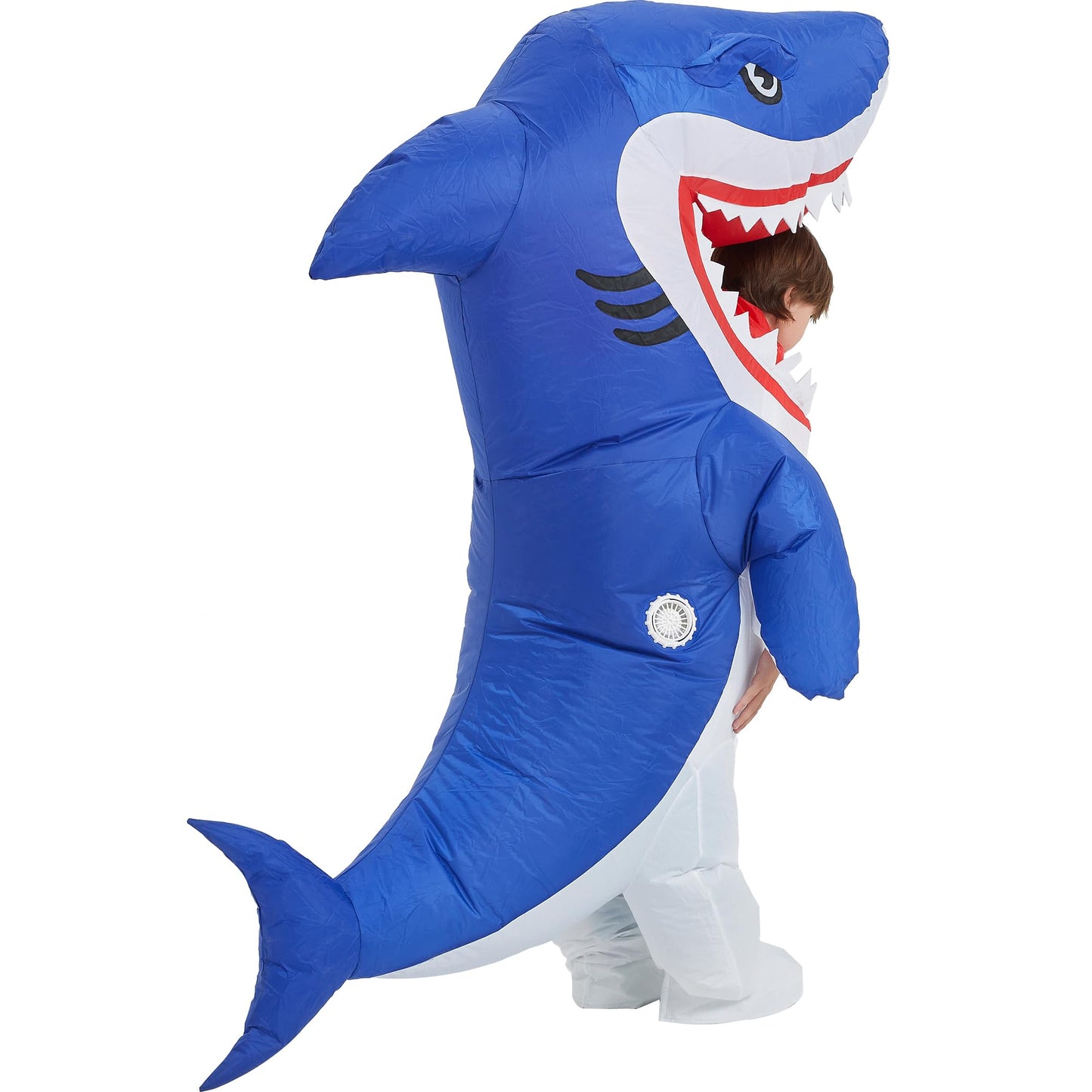One Casa Blow Up Party Costume,Inflatable Costumes for Kids, Full Body Shark Costume,Halloween Costumes for Boys Girls (8-10YRS)
