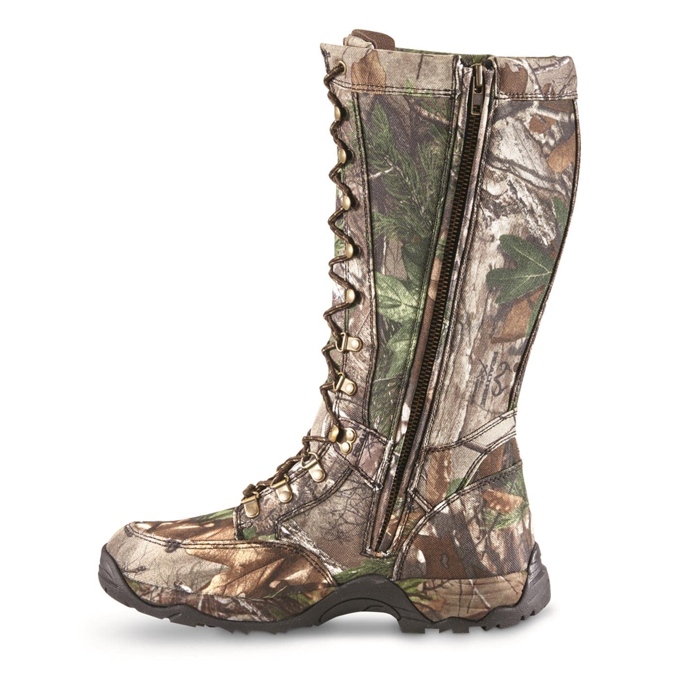 Guide Gear Men’s Nylon Rubber Snake Boots, Waterproof and Snake Proof Hunting Shoes RT Xtra Green 9.5D (Medium)