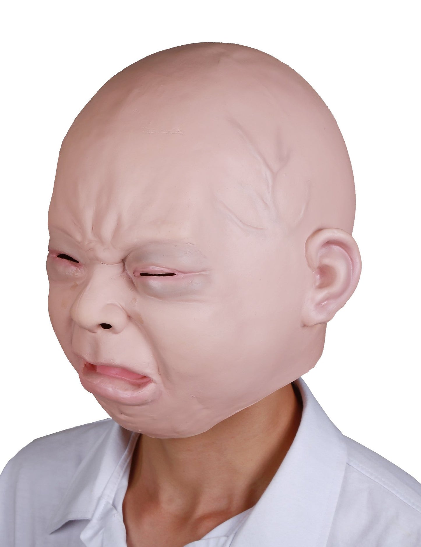 LarpGears Halloween Costume Party Baby Mask Full Head for Adults Latex Cry Baby Mask - Law of Apparel