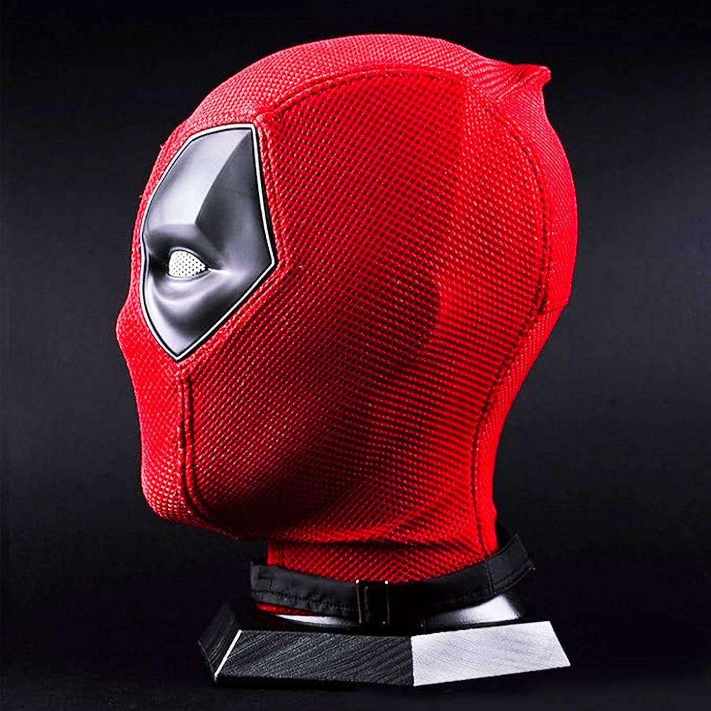 Trippy Lights Superhero Wade Wilson Costume Halloween Red Helmet Mask Knitted - Law of Apparel