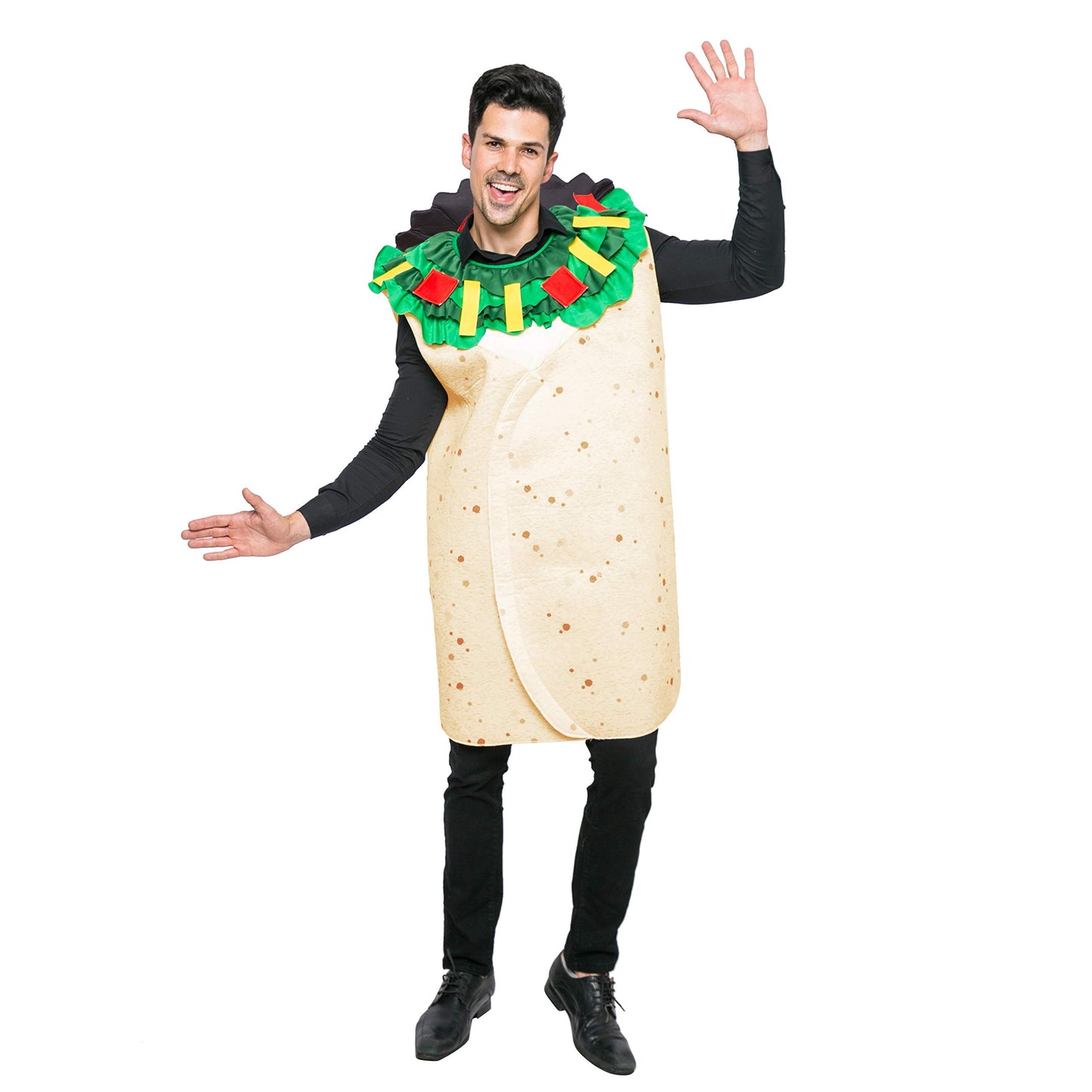 Spooktacular Creations Men Burrito Costume Adult Deluxe Set for Halloween Dress Up Party (XX-Large)