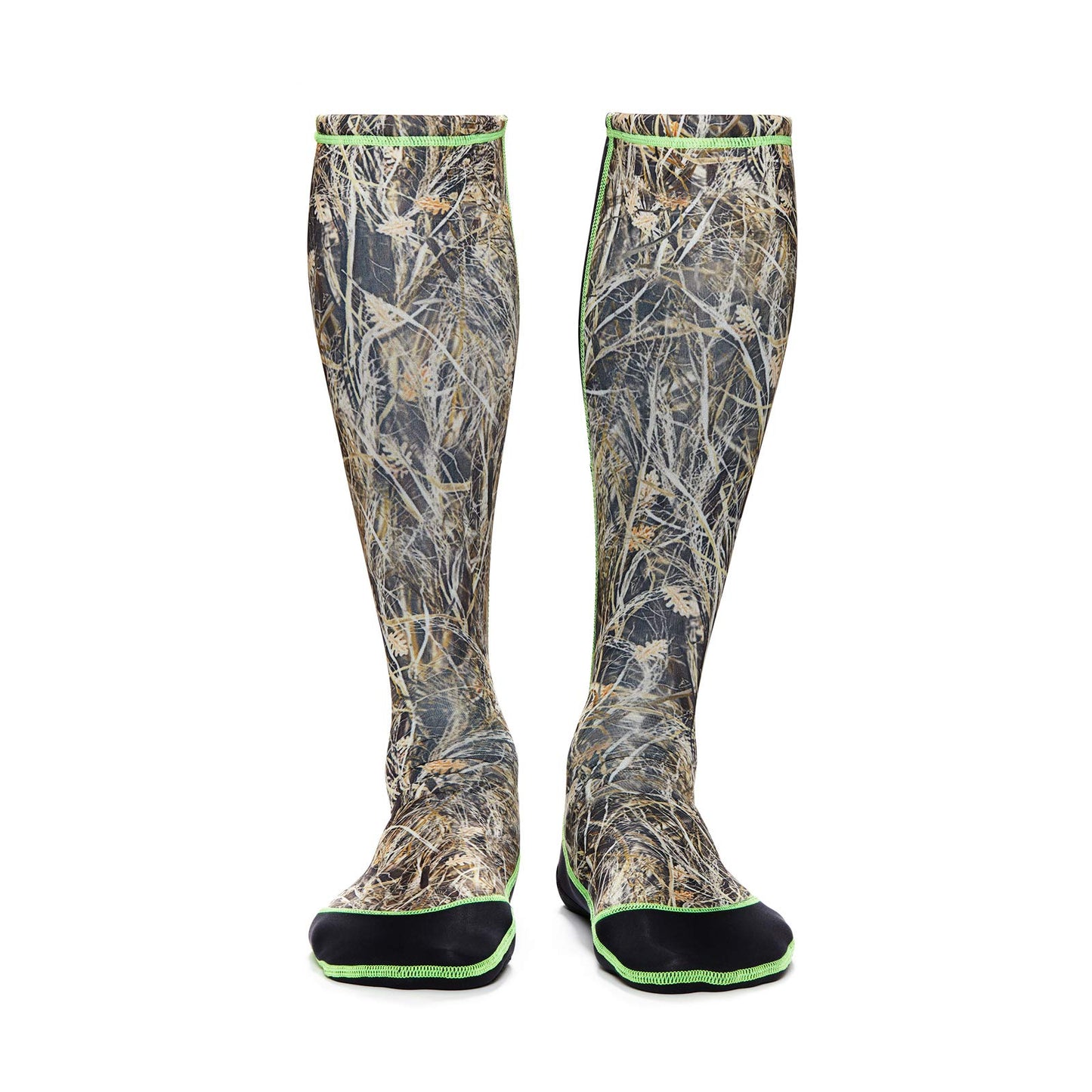 Wetsox Frictionless Wader Socks/Slip easily in & out of any boots or waders (Camo, Small)