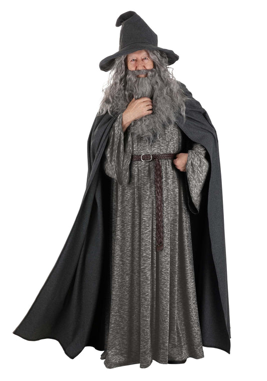 Fun Costumes Plus Size Lord of the Rings Gandalf, for Men, LOTR Dress-Up Robe for Wizard Cosplay, Fantasy & Halloween 2X