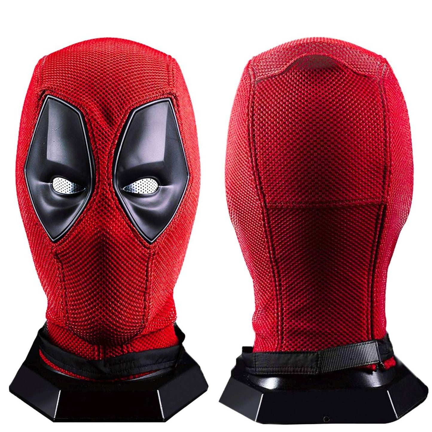 Trippy Lights Superhero Wade Wilson Costume Halloween Red Helmet Mask Knitted - Law of Apparel
