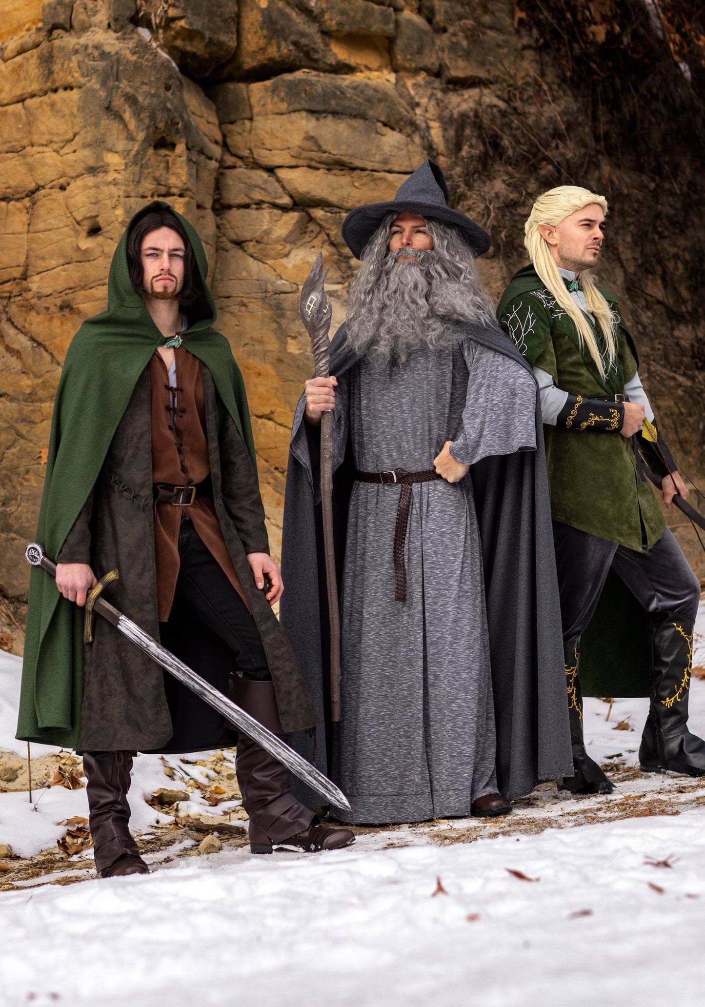 Fun Costumes Plus Size Lord of the Rings Gandalf, for Men, LOTR Dress-Up Robe for Wizard Cosplay, Fantasy & Halloween 2X