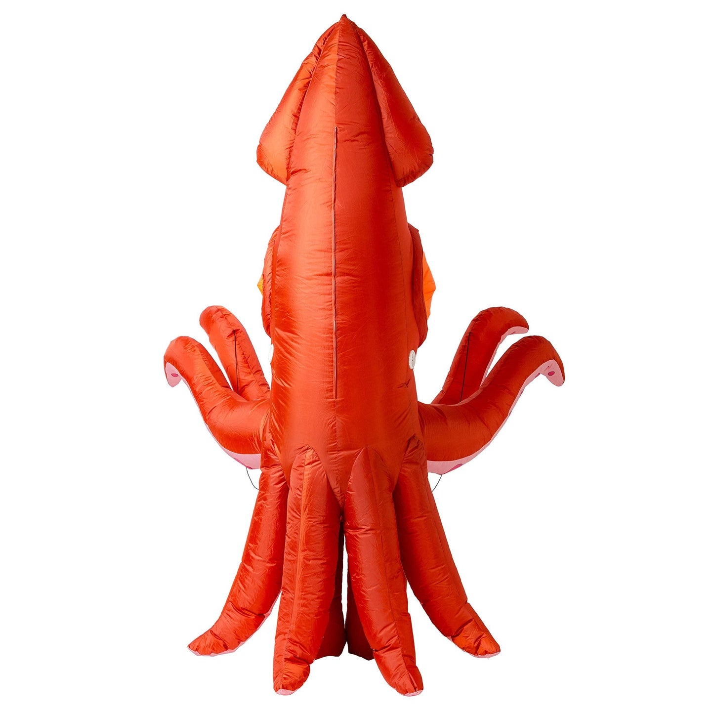 Spooktacular Creations Inflatable Costume Adult, Full Body Squid Air Blow-up Deluxe Halloween Costume, Red Ocean Animal Costume for Halloween Themed Parties - Adult Size - Law of Apparel