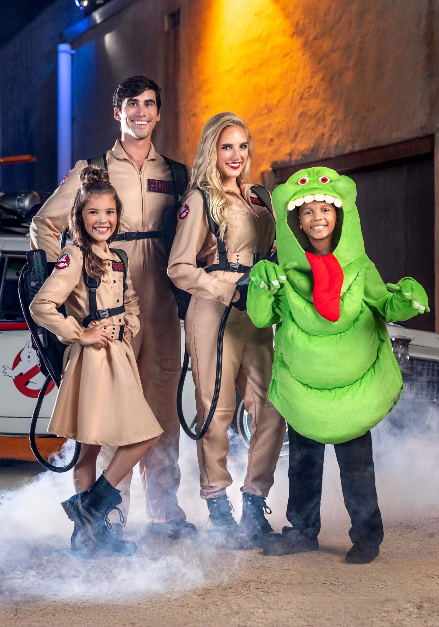 Fun Costumes Ghostbusters Kids Slimer Costume Unisex, Slimey Ghost Halloween Outfit for boys & girls Medium