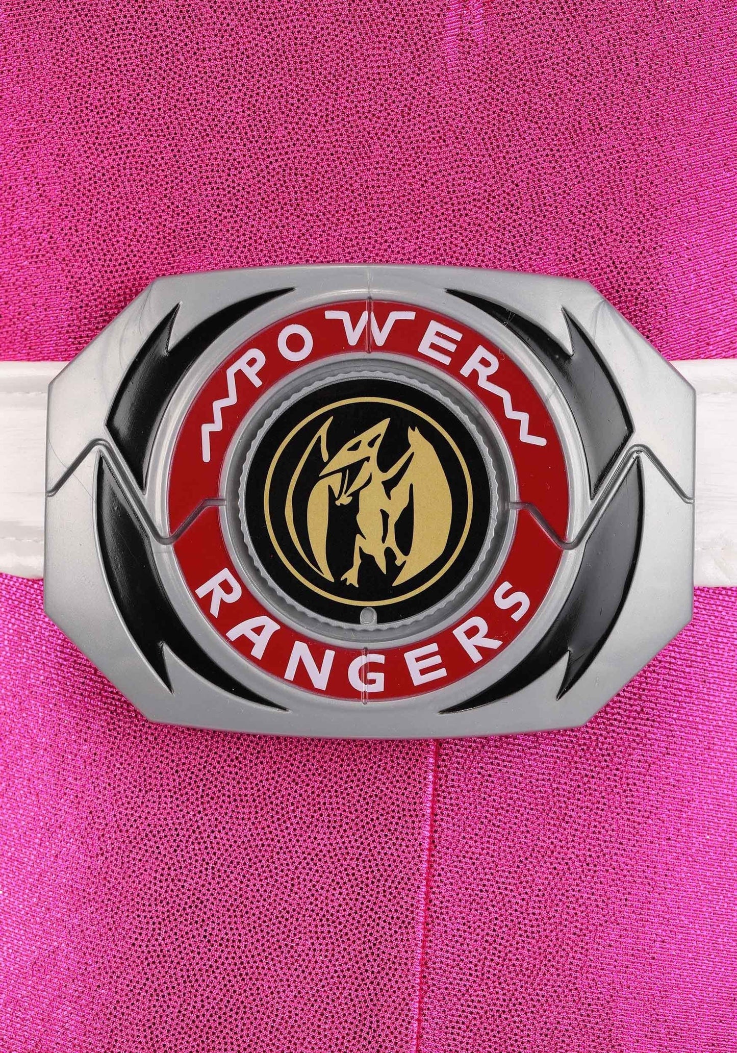 Disguise womens Pink Ranger Adult Sized Costumes, Pink/White, Medium 8-10 US