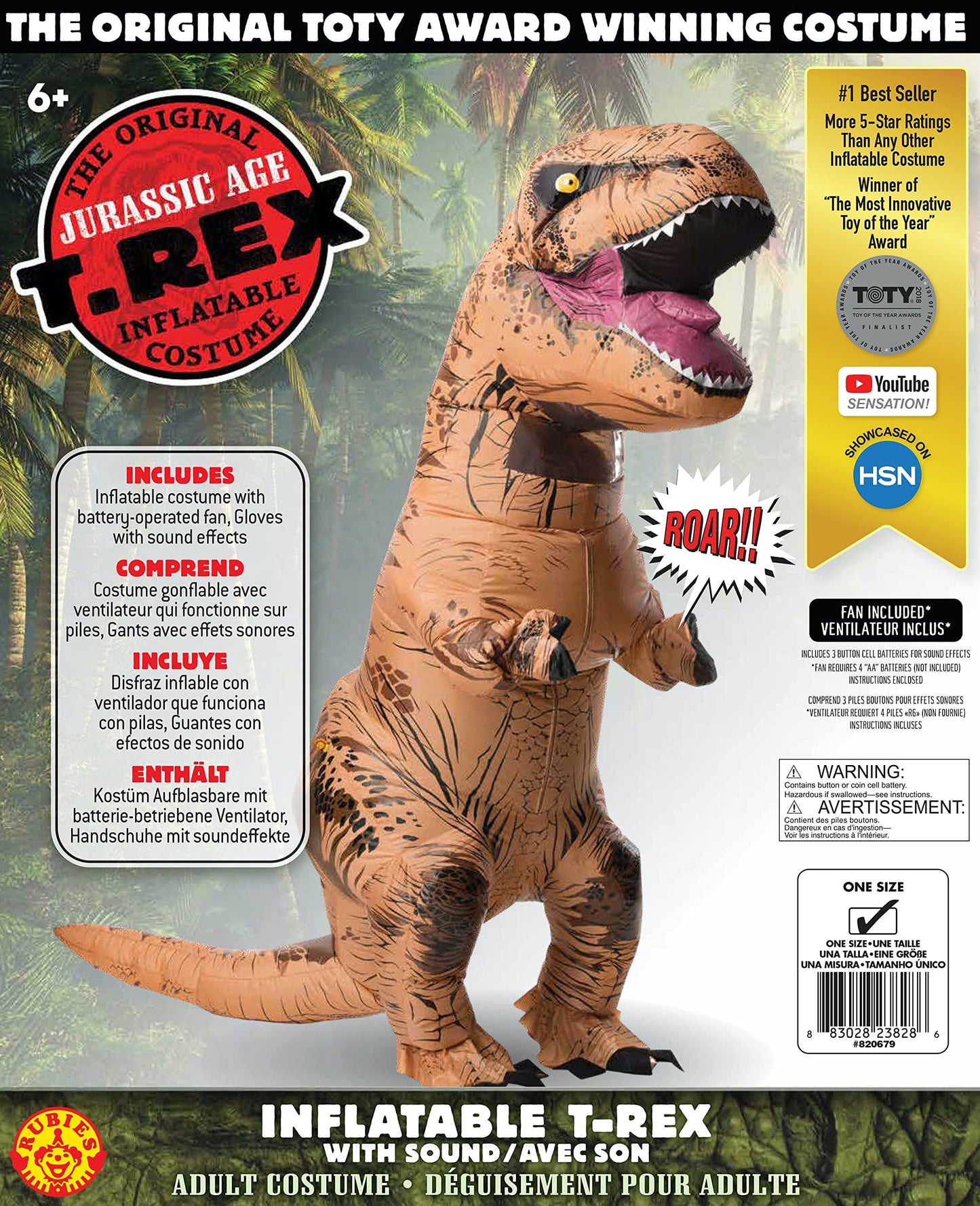 T-Rex Inflatable Costume - Law of Apparel