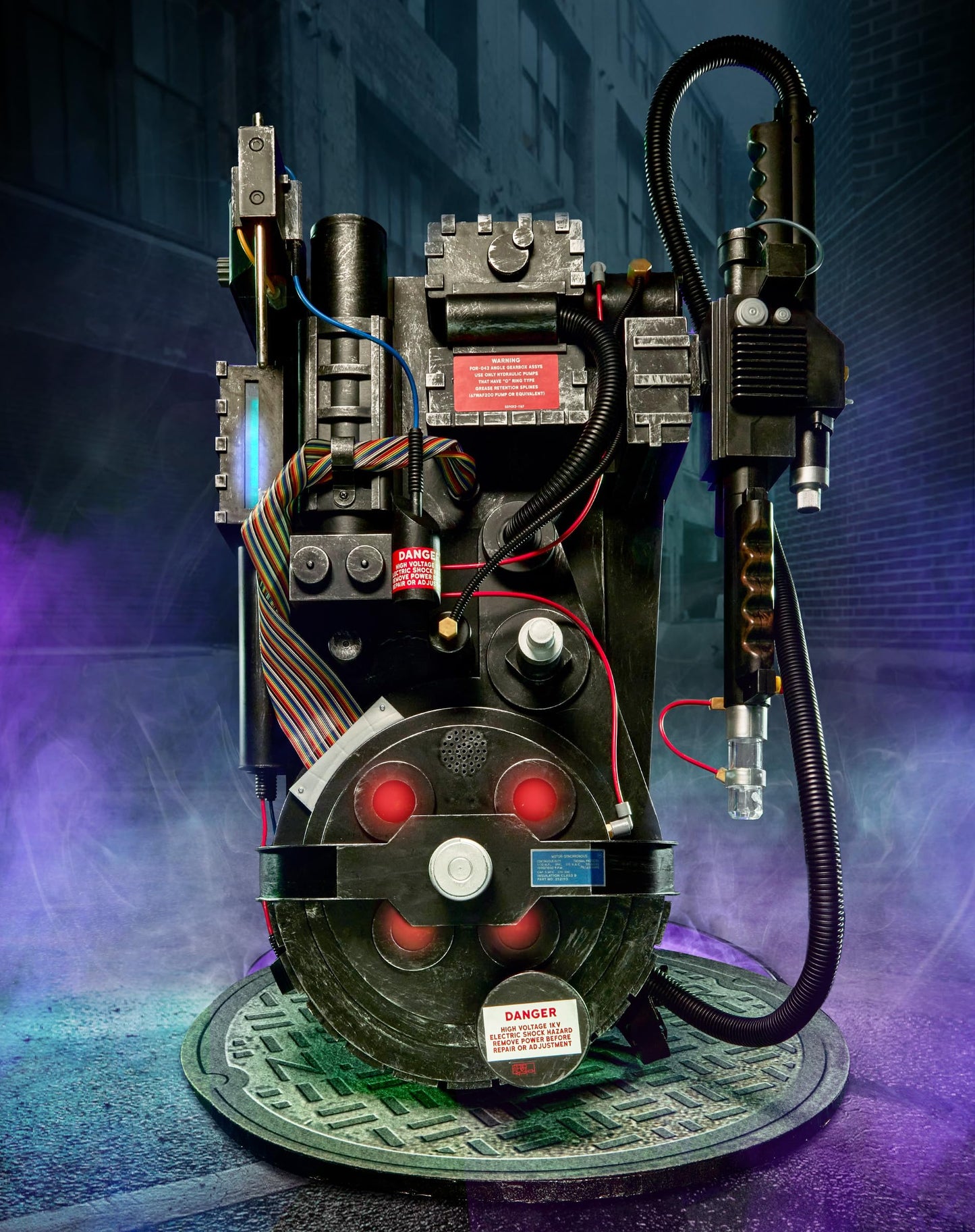 Spirit Halloween Ghostbusters Life-Size Replica Proton Pack | Officially Licensed | Lights Up | Sound Features | 3 Modes Multicolored