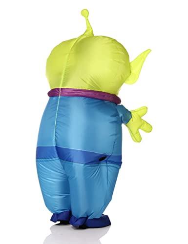 Disguise unisex adults Alien Inflatable Adult Sized Costumes, Green, One Size Adult US - Law of Apparel