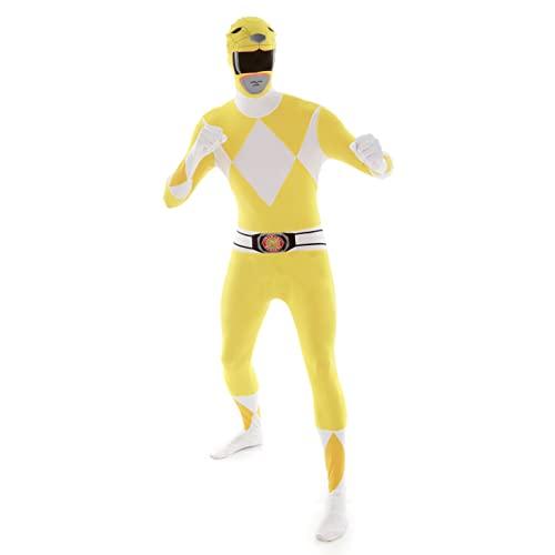 Morphsuits Men's Power Rangers, Yellow, Medium - Law of Apparel