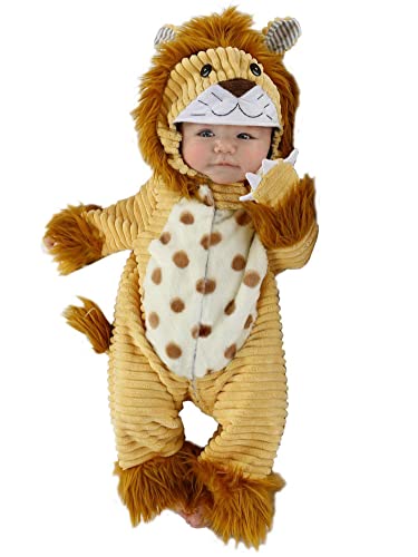 Princess Paradise Baby Boys' Safari Lion Deluxe Costume, As Shown, 0/3M