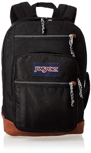 JanSport Cool Backpack, with 15-inch Laptop Sleeve - Large Computer Bag Rucksack with 2 Compartments, Ergonomic Straps, Black - Law of Apparel