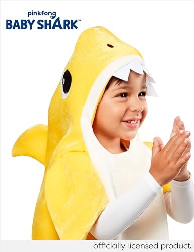 Rubie's unisex child Baby Shark With Sound Chip Costumes, Multi, Toddler US