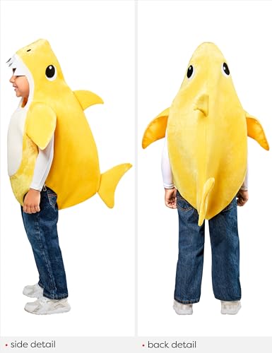 Rubie's unisex child Baby Shark With Sound Chip Costumes, Multi, Toddler US