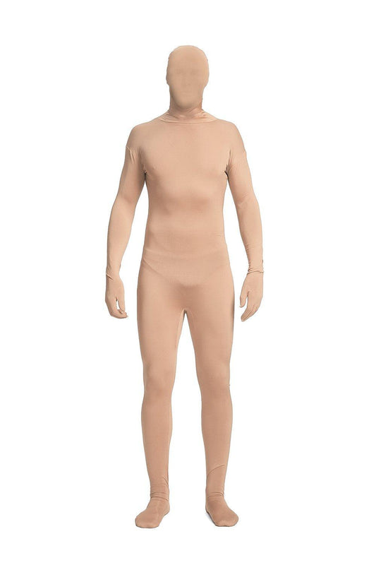 Full Bodysuit Unisex Spandex Adult Costume Zentai Body Suit (Large, Nude) - Law of Apparel