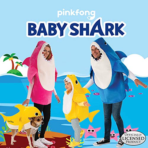 Rubie's unisex child Baby Shark With Sound Chip Costumes, Multi, Toddler US