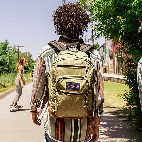 JanSport Cool Backpack, with 15-inch Laptop Sleeve - Large Computer Bag Rucksack with 2 Compartments, Ergonomic Straps, Black - Law of Apparel